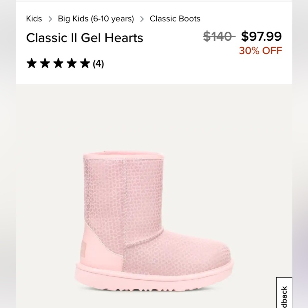 Girls Ugg boots size 9